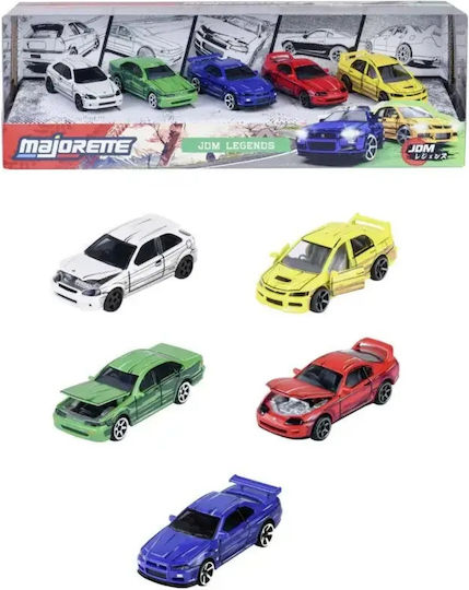 Подаръчен Комплект 5 Автомобилни Ножчета Jdm Legends 1:64 Majorette