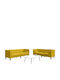 vidaXL Two-Seater Outdoor Sofa Wooden with Cushions 51x51x70.5cm