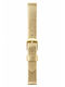 Tzevelion Curea Din Piele Auriu 14mm