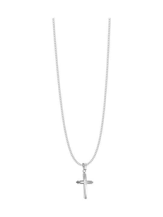 Visetti Stahlkreuz mit Kette
