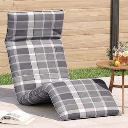 vidaXL vidaXL Beach Sunbed Gray Foldable Metall...