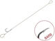 Delphin Proxi Loop Textil Angelhaken Rahmen Länge 12 Cm Durchmesser 0,10 Mm Haken Größe 6 6 Stück Set