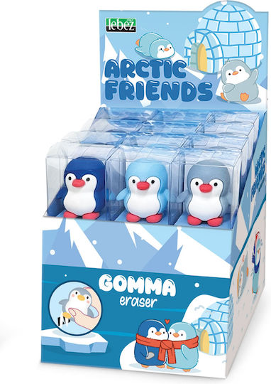 Radiere 3D Arctic Friends 3 Culori 24 Bucăți Display