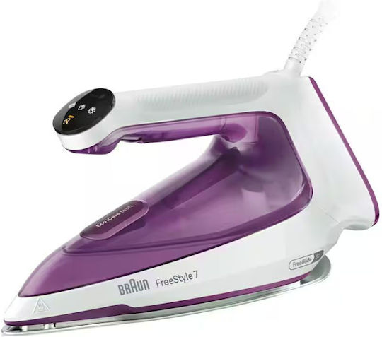 Braun FreeStyle 7 FI 7215VI Steam Iron 2000W with Continuous Steam Supply 50gr/min
