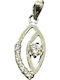 Charm Eye in Silver with Zircon