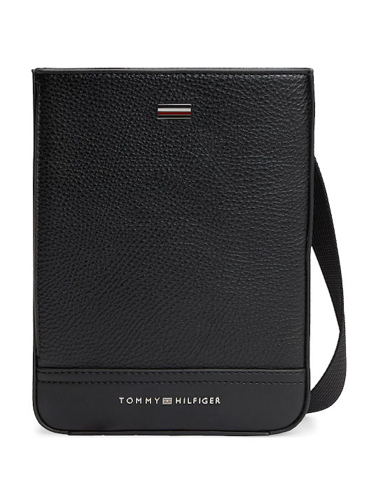 Tommy Hilfiger Mini Crossover Ανδρική Τσάντα Στήθους Μαύρη