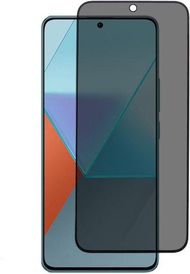 Datenschutz Vollflächig gehärtetes Glas (Redmi Note 13 Pro 5G / Poco X6)