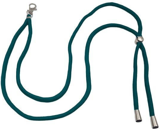 Λουράκι Λαιμού Lanyard Κινητό Μεταλλικό Γάντζο 75cm Πετρόλ