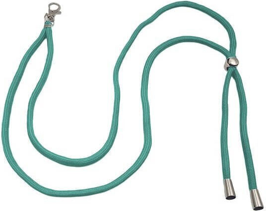 Λουράκι Λαιμού Lanyard Κινητό Μεταλλικό Γάντζο 75cm Μέντα