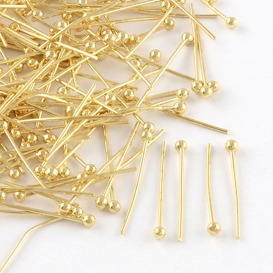 Gold Grana Rivets Pins Jewelry Making Materials Choice Size 30mm