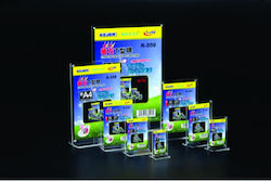 Kejea Plastic Display Magnets Brochures T-shaped A5-portrait 152 X 203mm Kejea Transparent Kejea Plastic Display Magnets Brochures T-shaped A5-portrait 152 X 203mm Kejea Transparent