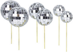Disco Ball Decorative Sticks 6 Pieces