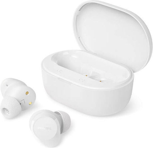 Philips TAT1300 In-ear Bluetooth Handsfree Earphones with Sweat Resistance and Charging Case White