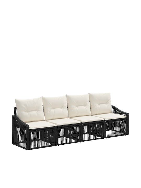 Four-Seater Outdoor Rattan Sofa