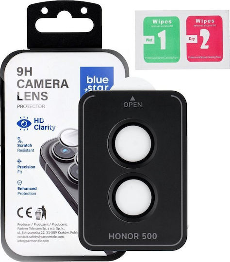 Blue Star Mobile Camera Protector Tempered Glass Black for Honor 500