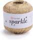 Yarnart Metallic Knitting Yarn Sparkle 1309 Gol...