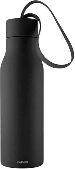 Eva Solo Μπουκάλι Θερμός Ανοξείδωτο / Πλαστικό 500ml Μαύρο