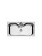 Foster Uragano Drop-In Küchenspüle Inox M97xP50cm