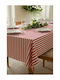 SteweHome Baumwolle Strick Tischtuch Rot 110x110cm