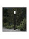 vidaXL Outdoor Small Post Floor Lamp 40W IP44 for E27 Socket Black