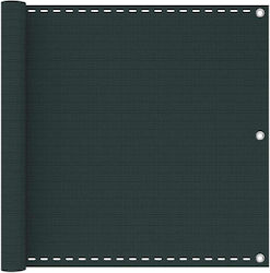 vidaXL Rectangular Green Shade Divider 0.75x8m