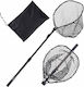 Vevor Foldable Fishing Net Telescopic Aluminum 6063 Handle Silicone Mesh Cwlhjpvcxjdg8b2jv001v0