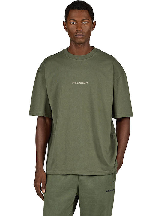 T-shirt Washed Faded Olive