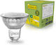 123led Λάμπα LED 1.9W για Ντουί GU10 Θερμό Λευκό