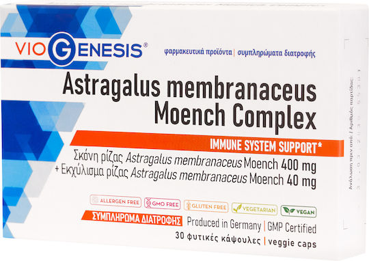 Viogenesis Astragalus Membranaceus Moench Complex 30 Capsule Pe Bază De Plante