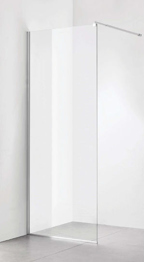 Crown Καμπίνα Ντουζιέρας με Συρόμενη Πόρτα 90x195cm Clear Glass Chrome Crown Καμπίνα Ντουζιέρας με Συρόμενη Πόρτα 90x195cm Clear Glass Chrome