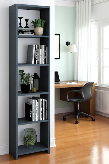 Gray Bookcase 40x20x160cm