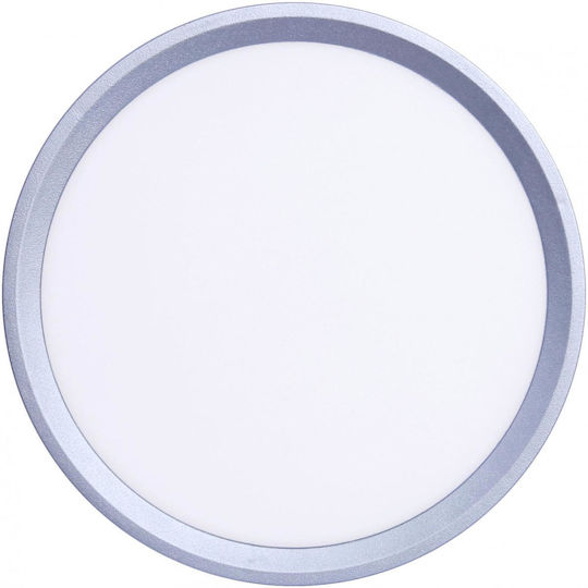 Inlight Plafonieră de Tavan 40 cm Argintie cu LED Integrat
