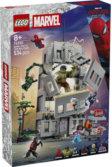 LEGO Spider-Man Spider-Man vs Hulk Epic Clash for Ages 8+ 534 Pieces