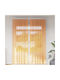 vidaXL Set Perdele cu Bretele Portocalii 140x260cm