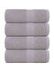 vidaXL vidaXL Badetücher 4-teiliger Handtuch-Set 30x30cm Graue