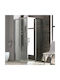 Karag Flora 100 Душ Кабинет с Плъзгаща Врата 100x90x190см Прозрачно Стъкло