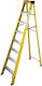 Stanley Metallische Leiter mit 8 Stufen