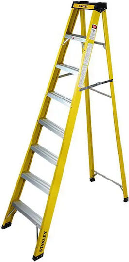 Stanley Metallische Leiter mit 8 Stufen