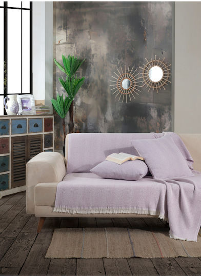 SteweHome Cuverturi Pentru Canapea De Fotoliu P150xM200cm Lila SteweHome Cuverturi Pentru Canapea De Fotoliu P150xM200cm Lila