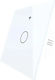 MOES Recessed Touch Wall Switch One-Way with Frame Aller Retour White