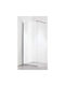 Crown Shower Cabin for Shower with Sliding Door 110x195cm Mat Black Matt
