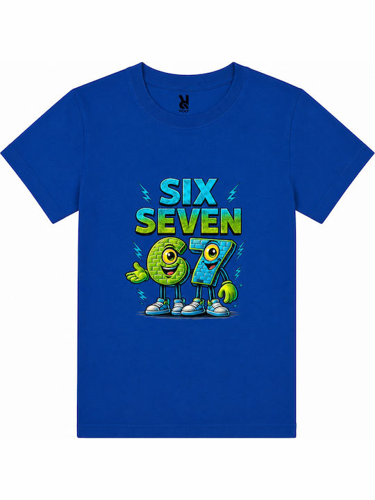 Παιδικό T-shirt Μπλε Ρουά