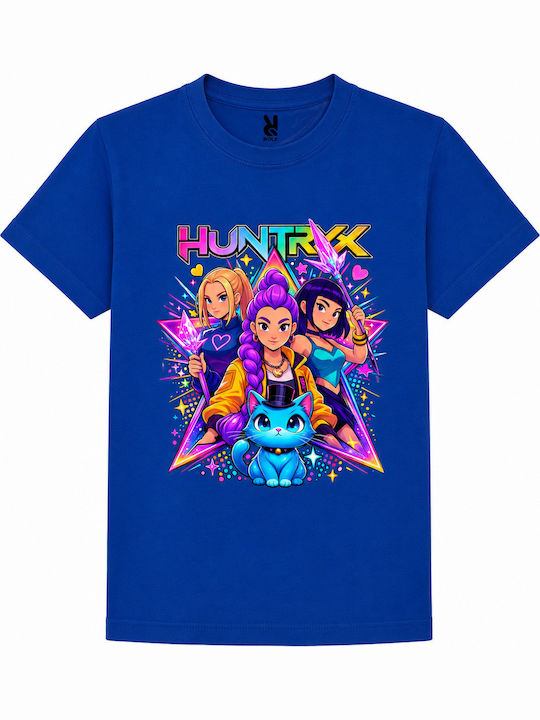 Παιδικό T-shirt Μπλε Ρουά