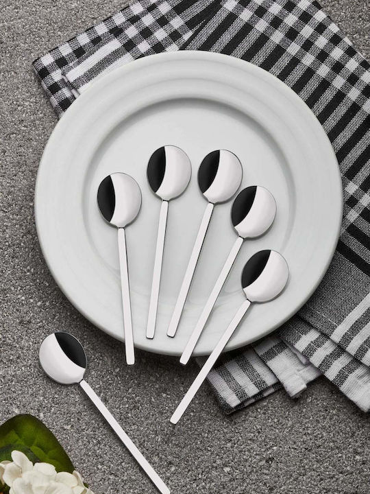 SteweHome Set Löffel Kaffee/Tee Inox Silber 6 Stück