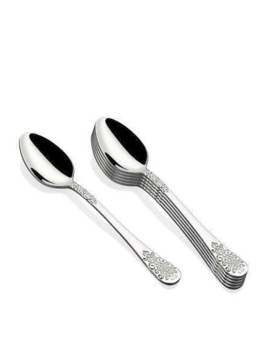 SteweHome Set Löffel Kaffee/Tee Inox Silber 6 Stück