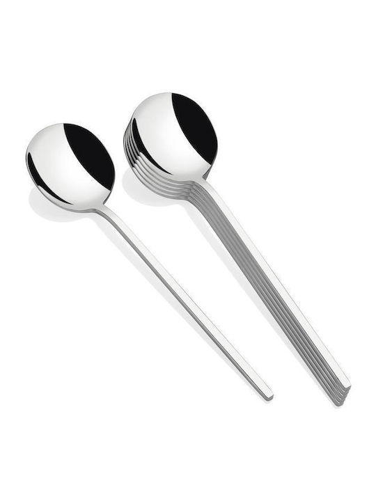 SteweHome Set Löffel Abendessen Rostfreier Stahl Silber 6 Stück