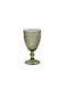 Espiel Tristar Set Water Glasses from Glass in Green Color 6 Pieces