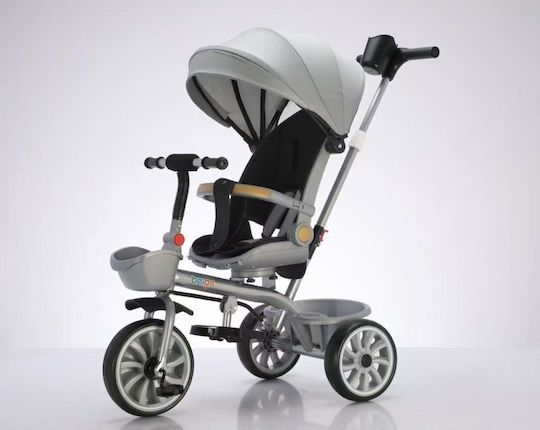 Bike Toys Convertible Tricycle with Parental Handle for Ages 3-5 Gray