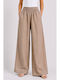 Women's Cotton Pantaloons in Regular Fit Dark Beige SS-JS7200-1-26TR-BEIGE