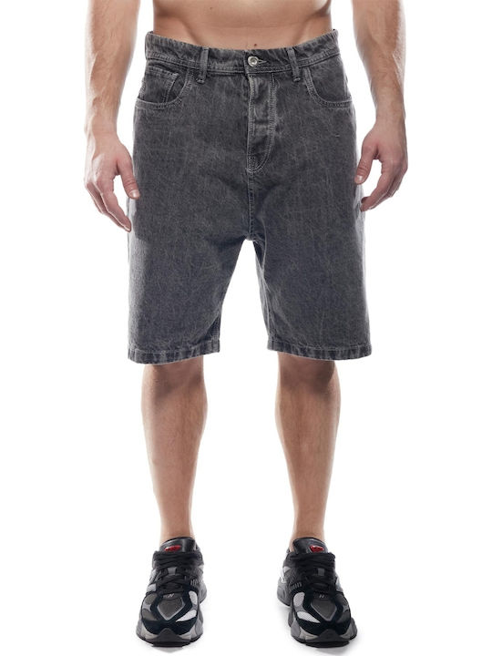 Men's Denim Black Shorts